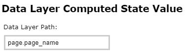 data layer path: page.page_name